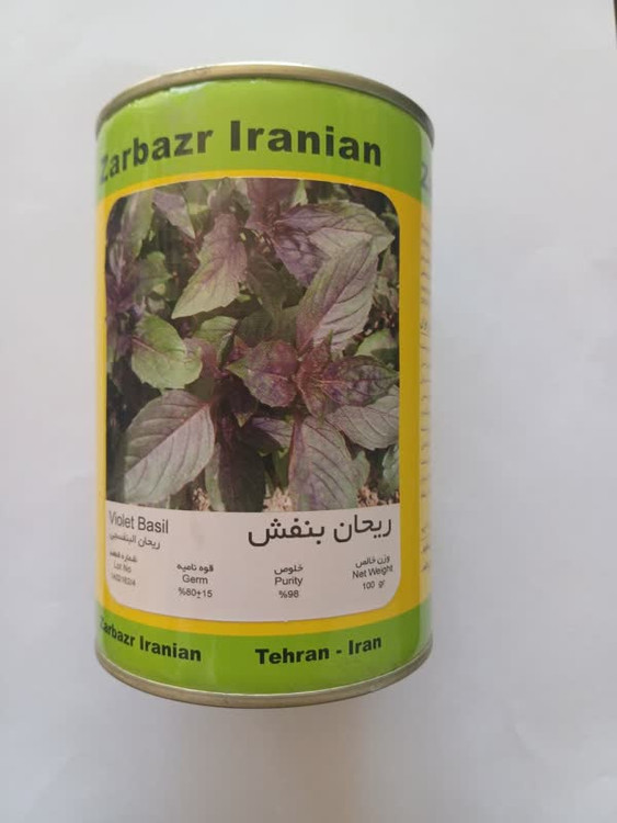بذر سبزی ریحان بنفش